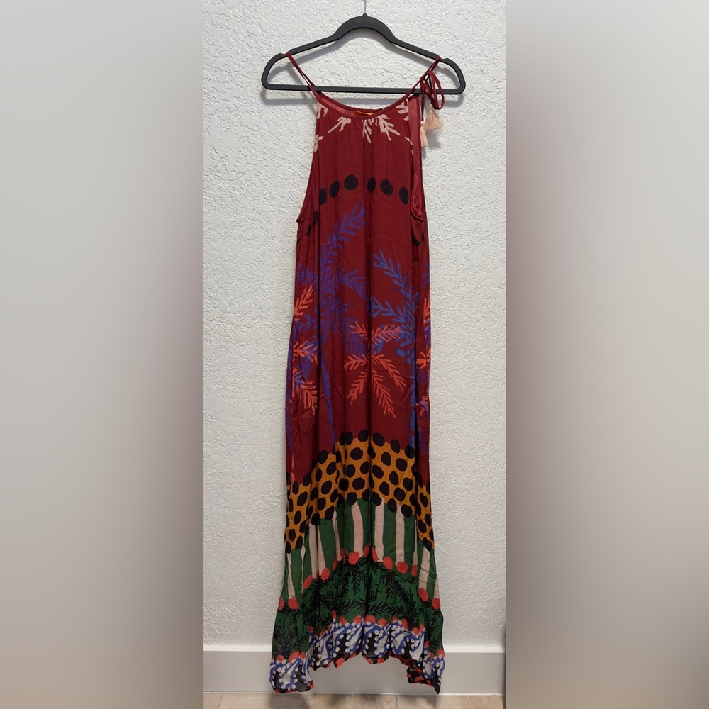Brand New Oliphant dress- size M & L-colors brown, green, black, white.